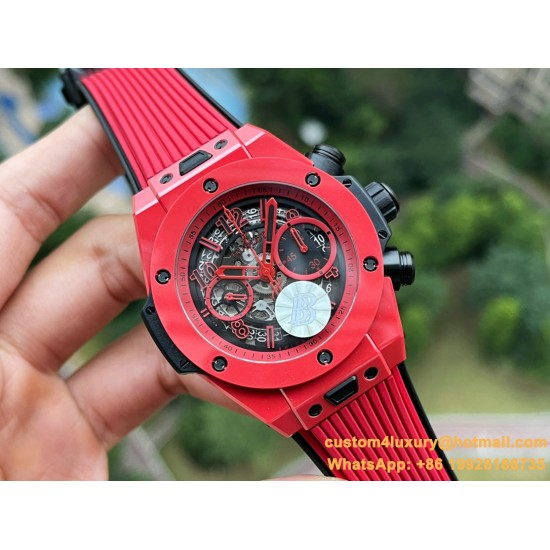 Big Bang Unico Red Magic Ceramic 42mm Seketon/Num BBF HUB1280