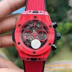 Big Bang Unico Red Magic Ceramic 42mm Seketon/Num BBF HUB1280