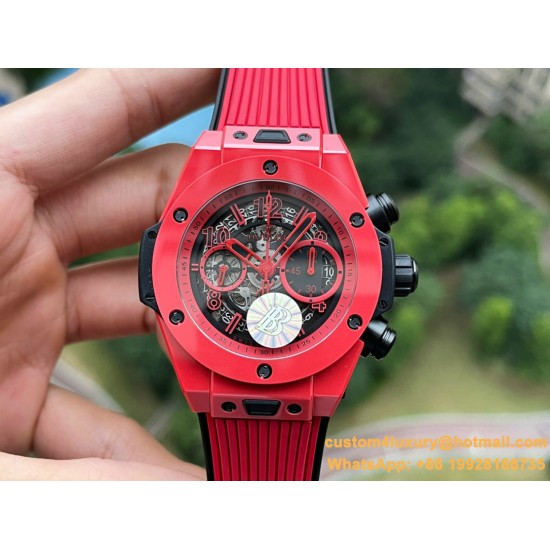 Big Bang Unico Red Magic Ceramic 42mm Seketon/Num BBF HUB1280