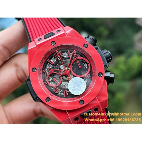 Big Bang Unico Red Magic Ceramic 42mm Seketon/Num BBF HUB1280