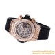 Big Bang Unico 44mm Gems Bezel Titanium/RG/Diams Rubber BBF A1280
