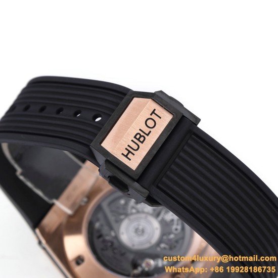 Big Bang Unico 44mm Diams Bezel Titanium/RG/Diams Rubber BBF A1280
