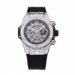 Big Bang Unico 44mm Diams Bezel Titanium/SS/Diams Rubber BBF A1280