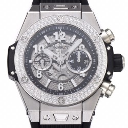 Big Bang Unico 44mm Diams Bezel Titanium/SS Rubber BBF A1280