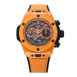 Big Bang Unico 42mm Orange Magic Ceramic/RU Skeleton Dial BBF A1280