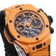 Big Bang Unico 42mm Orange Magic Ceramic/RU Skeleton Dial BBF A1280