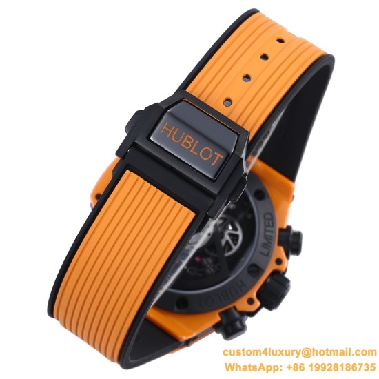 Big Bang Unico 42mm Orange Magic Ceramic/RU Skeleton Dial BBF A1280