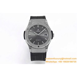 Hublot - Classic Fusion Bang 45mm TI/LE/RU Grey WWF A2892 Mod