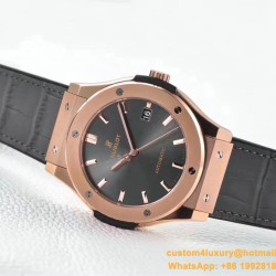 Hublot - Classic Fusion Bang 45mm RG/LE/RU Grey WWF A2892 Mod