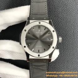 Hublot - Classic Fusion Bang 45mm TI/LE/RU Grey WWF A2892 Mod