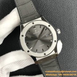 Hublot - Classic Fusion Bang 45mm TI/LE/RU Grey WWF A2892 Mod