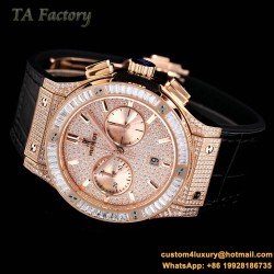 Hublot - Classic Fusion 45mm Diamonds RG/LE Diams Dial TAF HUB 1143