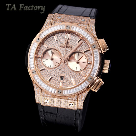 Hublot - Classic Fusion 45mm Diamonds RG/LE Diams Dial TAF HUB 1143