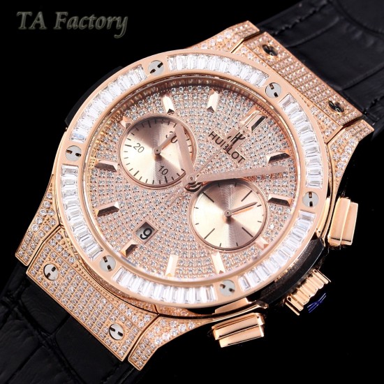 Hublot - Classic Fusion 45mm Diamonds RG/LE Diams Dial TAF HUB 1143