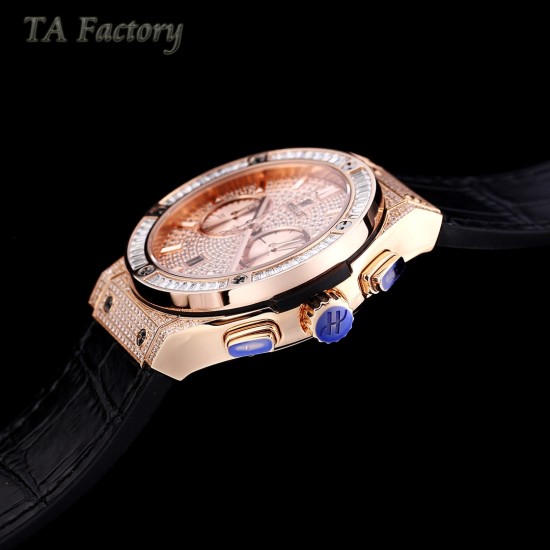 Hublot - Classic Fusion 45mm Diamonds RG/LE Diams Dial TAF HUB 1143