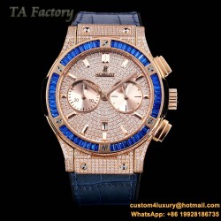 Hublot - Classic Fusion 45mm Diamonds RG/RU Diams Dial TAF HUB 1143