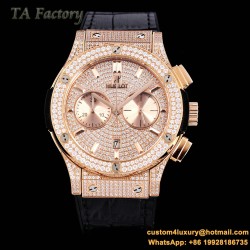 Hublot - Classic Fusion 45mm Diamonds RG/RU Diams Dial TAF HUB 1143