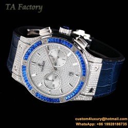 Hublot - Classic Fusion 45mm Diamonds SS/RU Diams Dial TAF HUB 1143