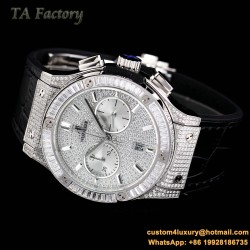 Hublot - Classic Fusion 45mm Diamonds SS/RU Diams Dial TAF HUB 1143
