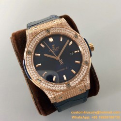 Hublot - Classic Fusion Bang 45mm Diamonds RG/LE Blue MY9015 Mod