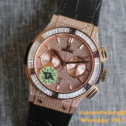 Hublot - Classic Fusion 45mm Diamonds RG/LE Diams Dial TAF HUB 1143