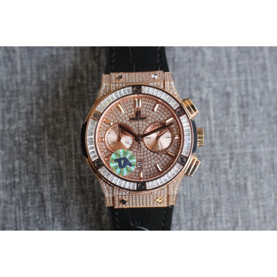 Hublot - Classic Fusion 45mm Diamonds RG/LE Diams Dial TAF HUB 1143