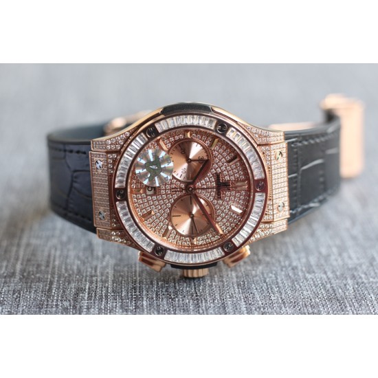 Hublot - Classic Fusion 45mm Diamonds RG/LE Diams Dial TAF HUB 1143