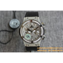 Hublot - Classic Fusion 45mm Diamonds SS/RU Diams Dial TAF HUB 1143