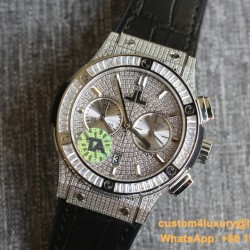 Hublot - Classic Fusion 45mm Diamonds SS/RU Diams Dial TAF HUB 1143
