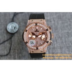 Hublot - Classic Fusion 45mm Diamonds RG/RU Diams Dial TAF HUB 1143