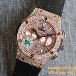 Hublot - Classic Fusion 45mm Diamonds RG/RU Diams Dial TAF HUB 1143