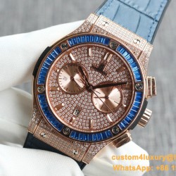 Hublot - Classic Fusion 45mm Diamonds RG/RU Diams Dial TAF HUB 1143