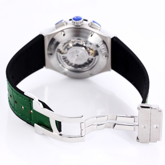 Hublot - Fusion Bang 43mm Chrono SS/LE Green  TAF A7750 Secs @ 3