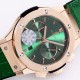 Hublot - Fusion Bang 43mm Chrono RG/LE Green TAF A7750 Secs @ 3