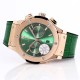Hublot - Fusion Bang 43mm Chrono RG/LE Green TAF A7750 Secs @ 3