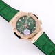 Hublot - Fusion Bang 43mm Chrono RG/LE Green TAF A7750 Secs @ 3