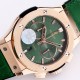 Hublot - Fusion Bang 43mm Chrono RG/LE Green TAF A7750 Secs @ 3