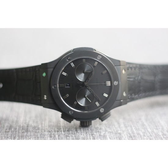 Hublot - Fusion Bang 43mm Chrono PVD/LE Black TAF A7750 Secs @ 3