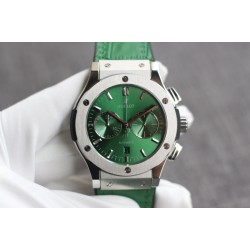 Hublot -Classic Fusion Bang 43mm Chrono SS/LE Green TAF A7750 Secs @ 3