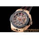Hublot-King Power 703.OM.1138.NR.FMI11 48mm RG/Car/RU Black Dial V6F HUB4100
