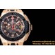 Hublot-King Power 703.OM.1138.NR.FMI11 48mm RG/Car/RU Black Dial V6F HUB4100