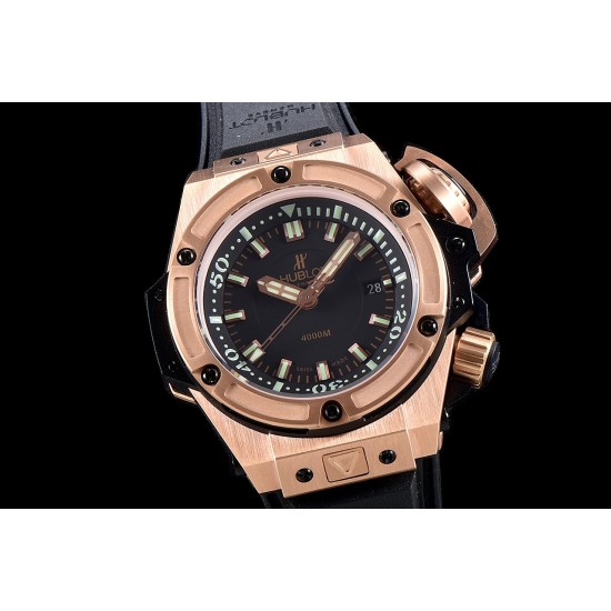 Hublot - King Power OceanGraphic 4000 RG/RU Blk/Green V6F A7750