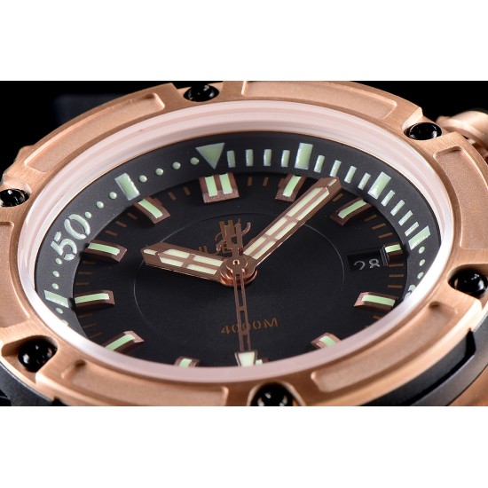 Hublot - King Power OceanGraphic 4000 RG/RU Blk/Green V6F A7750