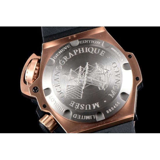 Hublot - King Power OceanGraphic 4000 RG/RU Blk/Green V6F A7750