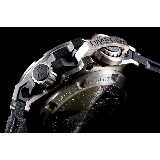 Hublot - King Power OceanGraphic 4000 TI/RU Blk/Green V6F A7750