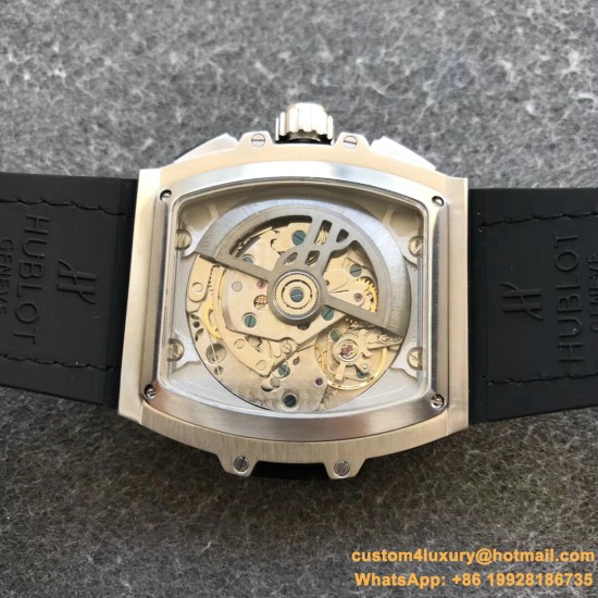 Spirit of Big Bang Chrono 45mm TI/LE Skeleton Dial BBF A7750 Mod