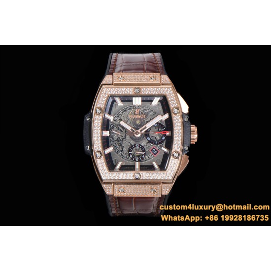 Spirit Of Big Bang 45mm Dia RG/RU Skeleton Dial BLSF HUB4700
