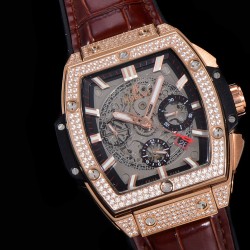 Spirit Of Big Bang 45mm Dia RG/RU Skeleton Dial BLSF HUB4700