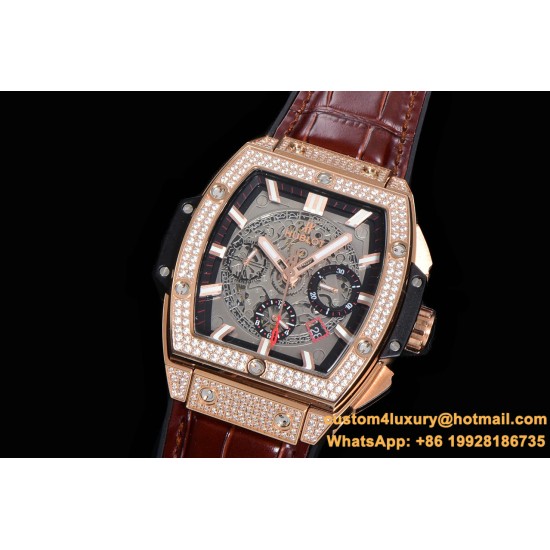 Spirit Of Big Bang 45mm Dia RG/RU Skeleton Dial BLSF HUB4700