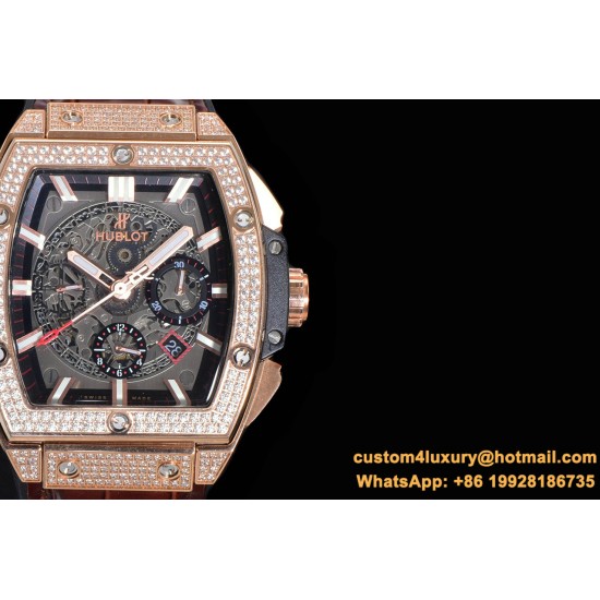 Spirit Of Big Bang 45mm Dia RG/RU Skeleton Dial BLSF HUB4700